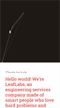 Mobile Screenshot of leaflabs.com